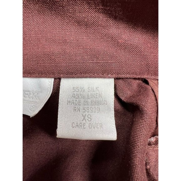 Preston & York Womens Jacket Coat Brown Buttons Pockets Collar XS - Picture 12 of 12